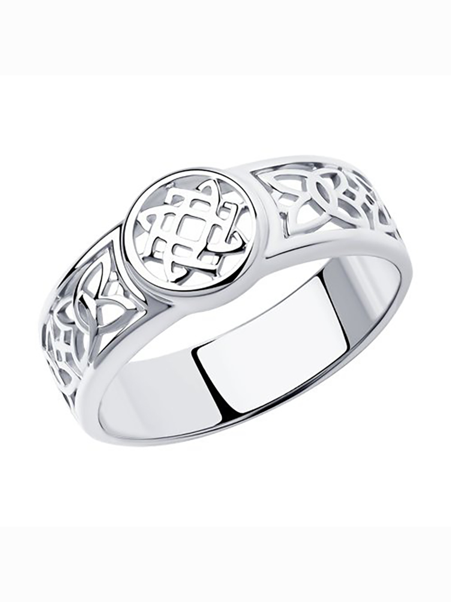 

Кольцо женское из серебра без вставки 585Gold 901000970, р, 901000970