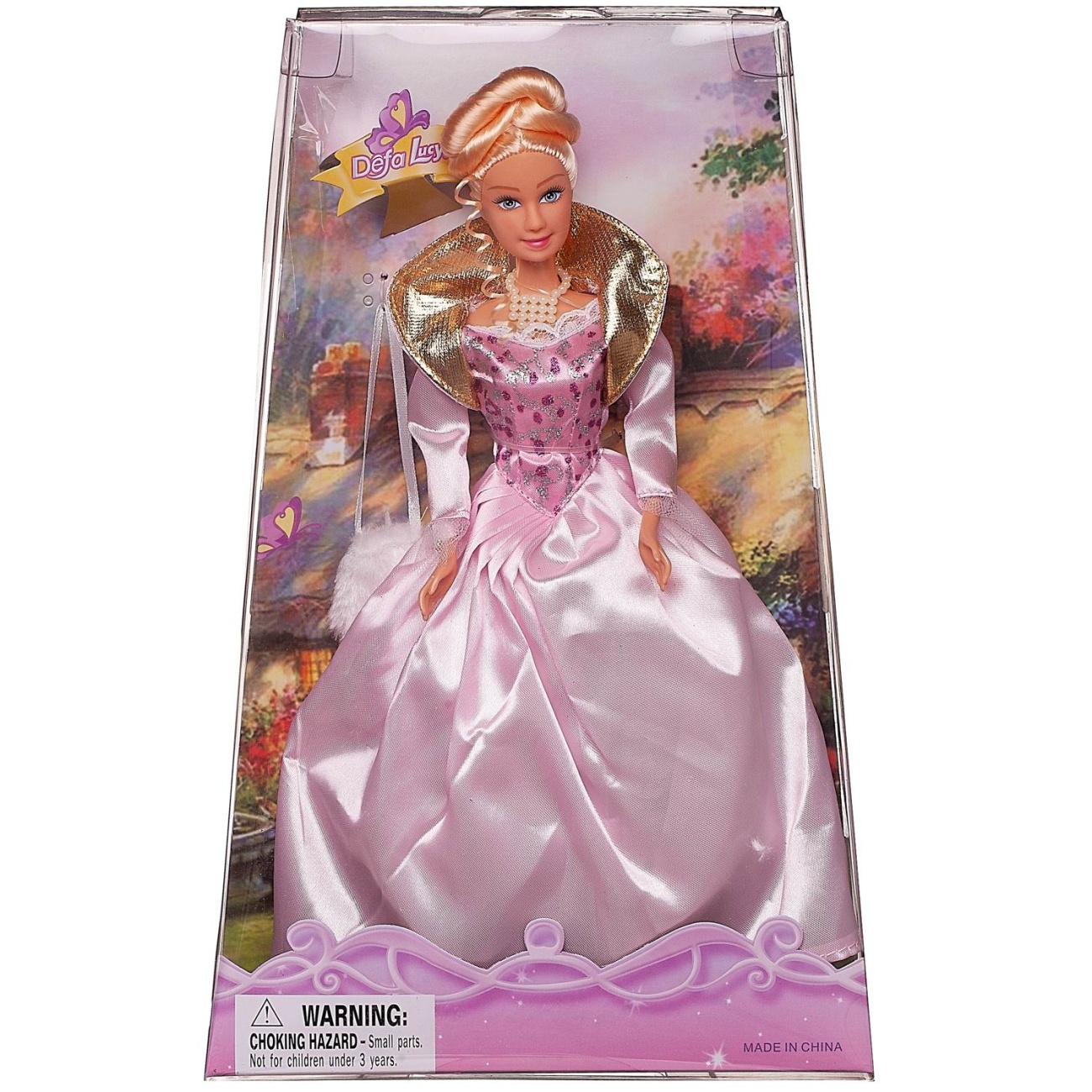 Кукла Defa Lucy Королева бала в розовом платье, 29см 20997d/розовое