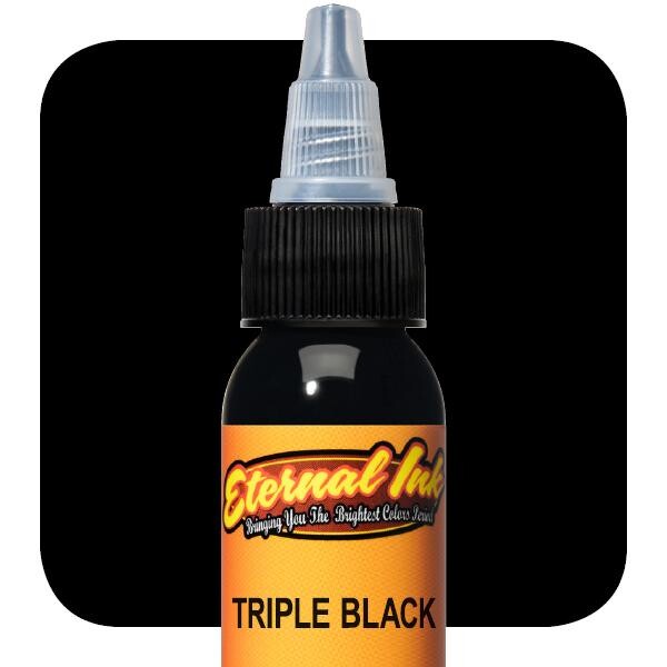 Тату краска Eternal Ink Triple Black 4oz 120мл секретный проект немецкая танечка