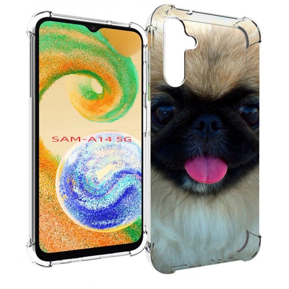 

Чехол MyPads пекинез для Samsung Galaxy A14 5G, Прозрачный, Tocco
