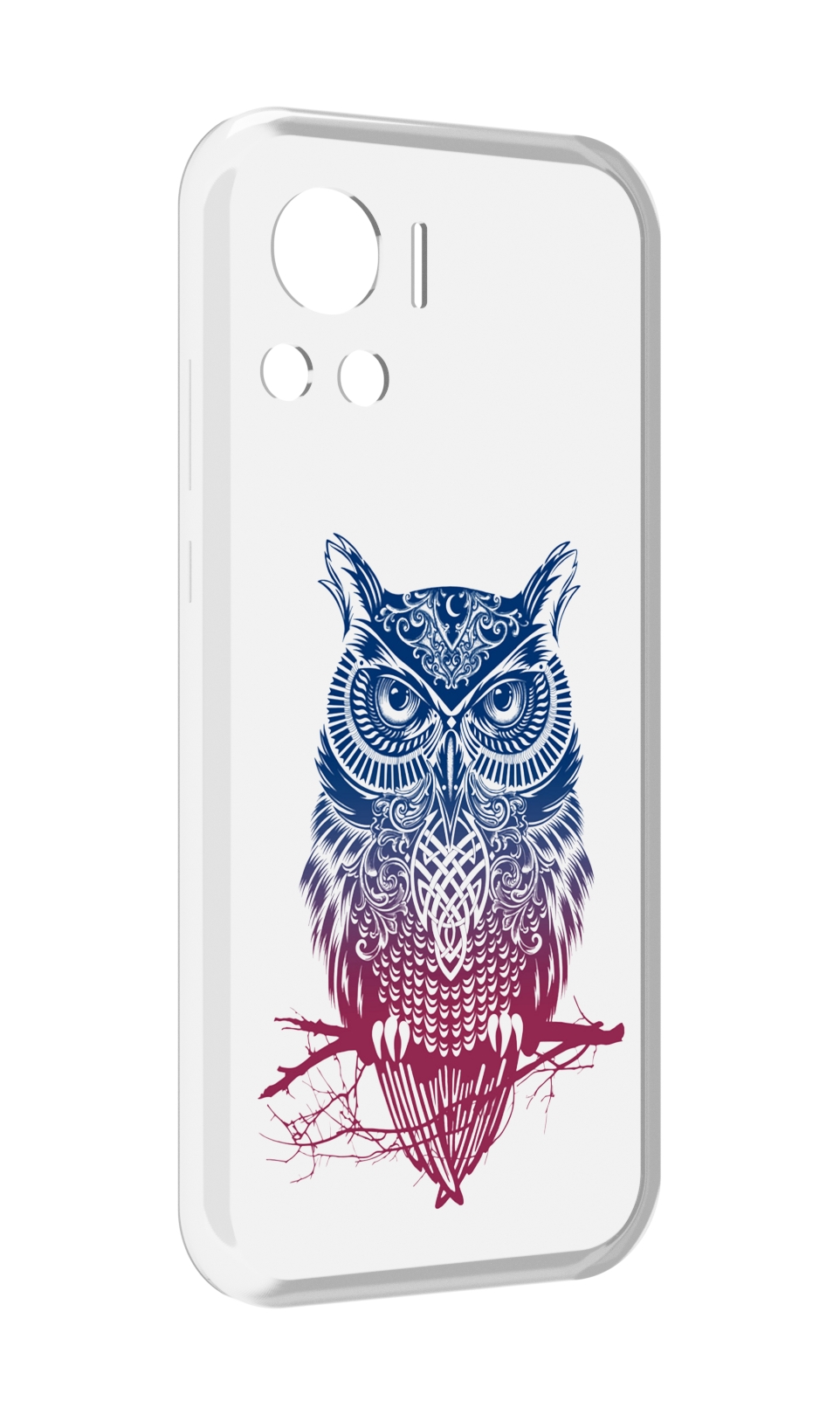 

Чехол MyPads хиппи сова для Motorola Edge 30 Ultra, Прозрачный, Tocco
