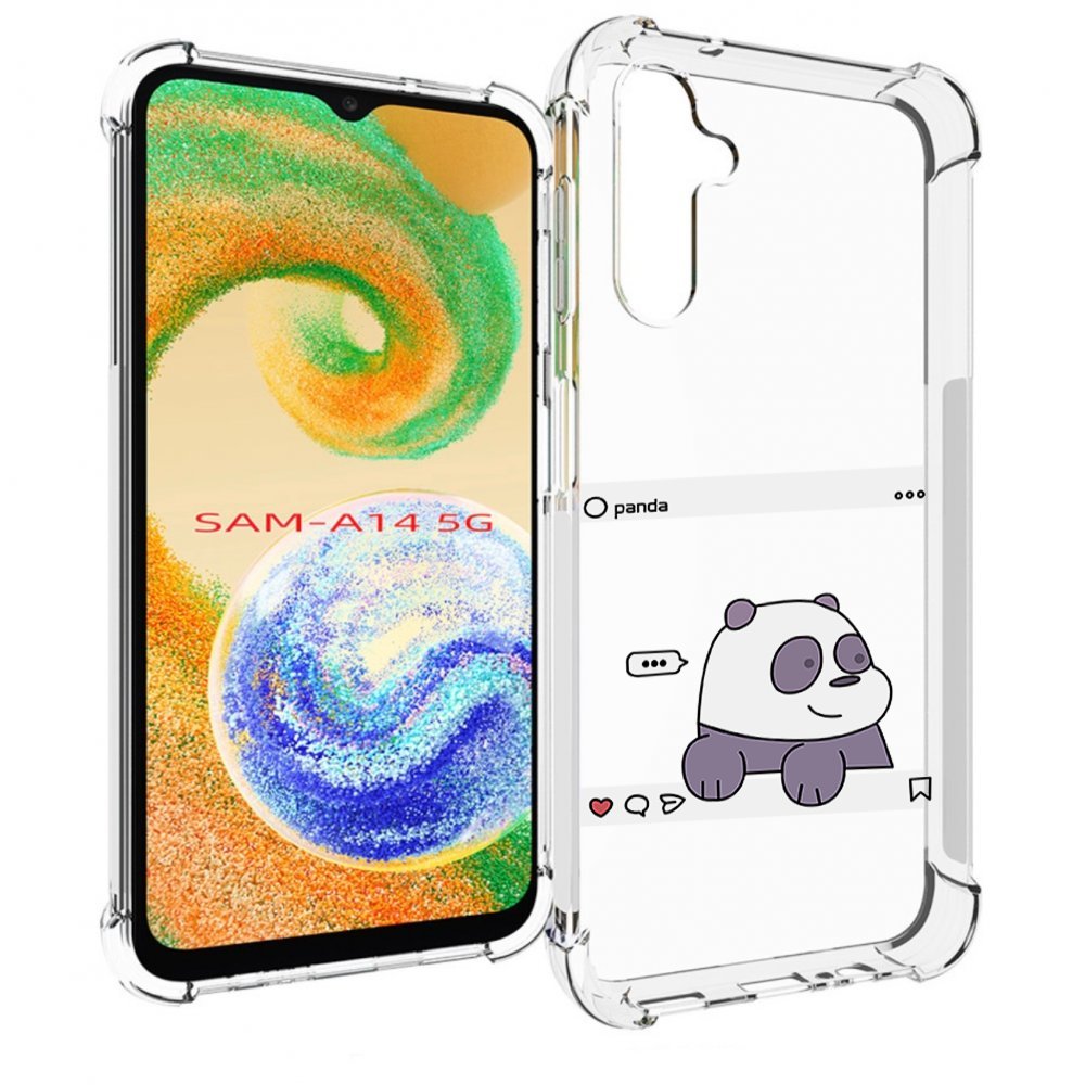 

Чехол MyPads пандочка-фотка для Samsung Galaxy A14 5G, Прозрачный, Tocco