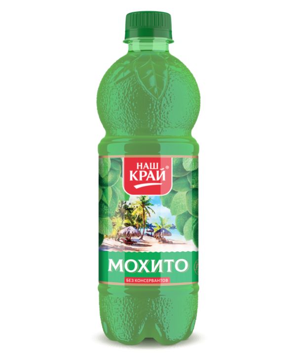 

Напиток Наш край Мохито оригинальный, пастеризованный, сильногазированный, 1,5 л
