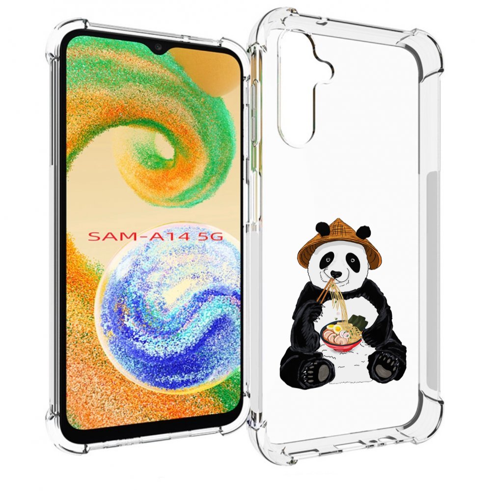 

Чехол MyPads панда-любит-лапшу для Samsung Galaxy A14 5G, Прозрачный, Tocco