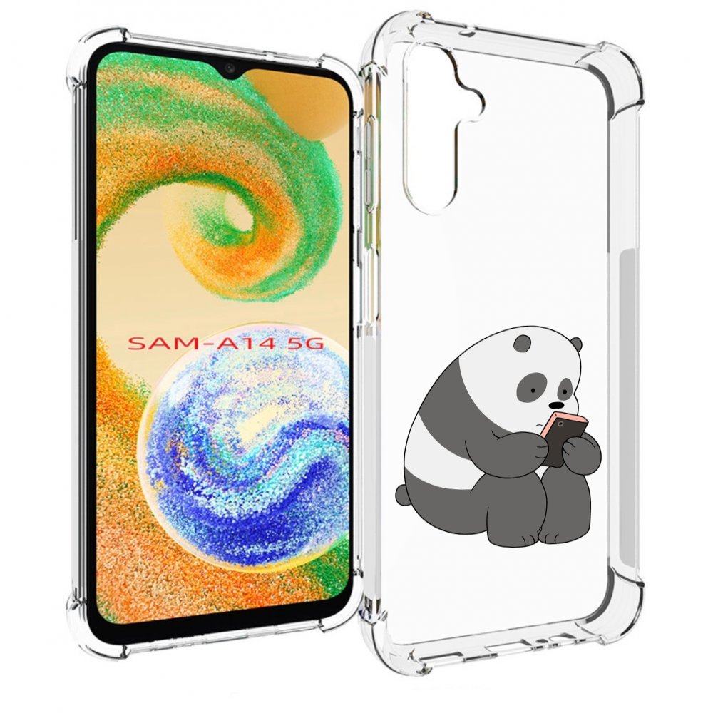 

Чехол MyPads панда-в-телефоне для Samsung Galaxy A14 5G, Прозрачный, Tocco