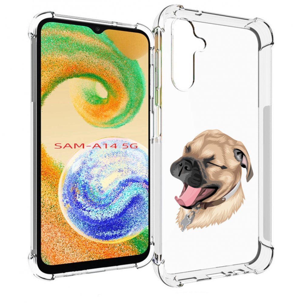 

Чехол MyPads очень-довольная-собака для Samsung Galaxy A14 5G, Прозрачный, Tocco
