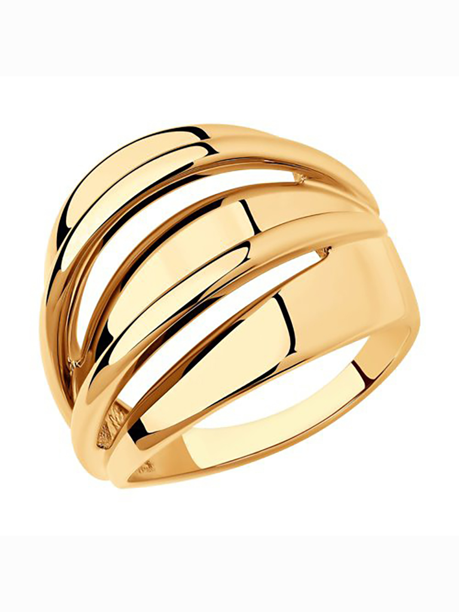 

Кольцо женское из серебра без вставки 585Gold 701010362, р, 701010362