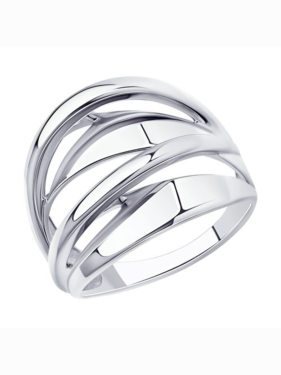 

Кольцо женское из серебра без вставки 585Gold 701010357, р, 701010357