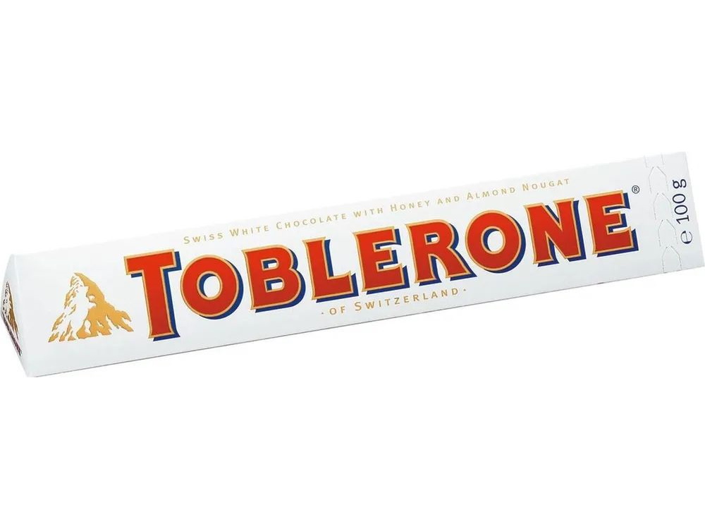 

Шоколад Toblerone White Chocolate, 100 г