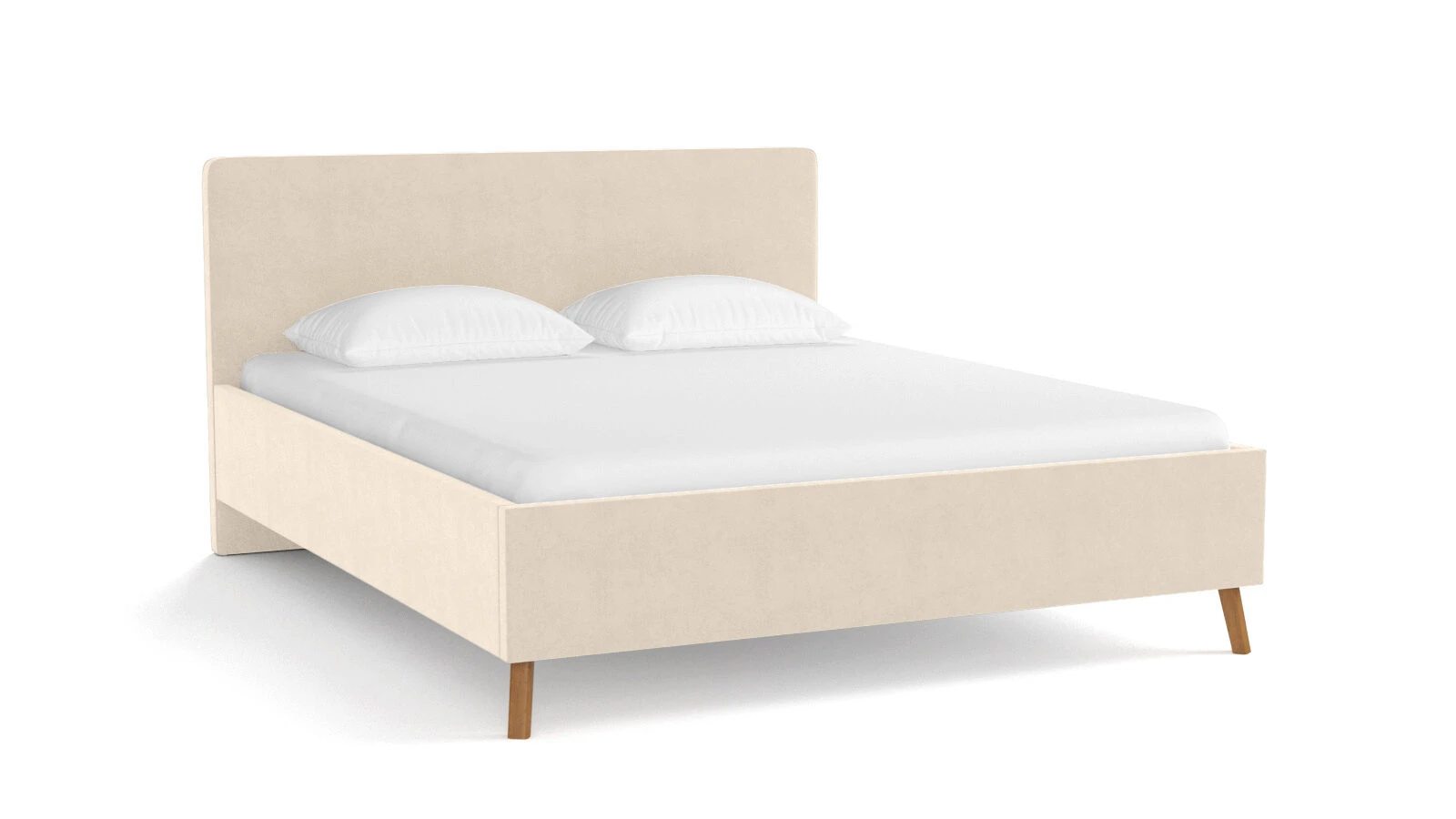

Кровать ASKONA Extra I Тк. Sky Velvet 21 140х200, Белый, Кровать Extra (Экстра)