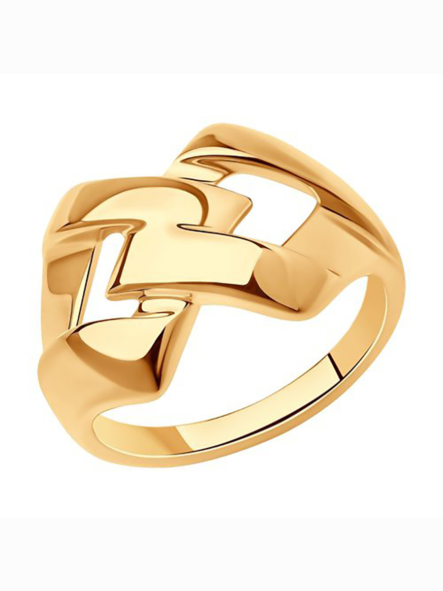 

Кольцо женское из серебра без вставки 585Gold 701010345, р, 701010345