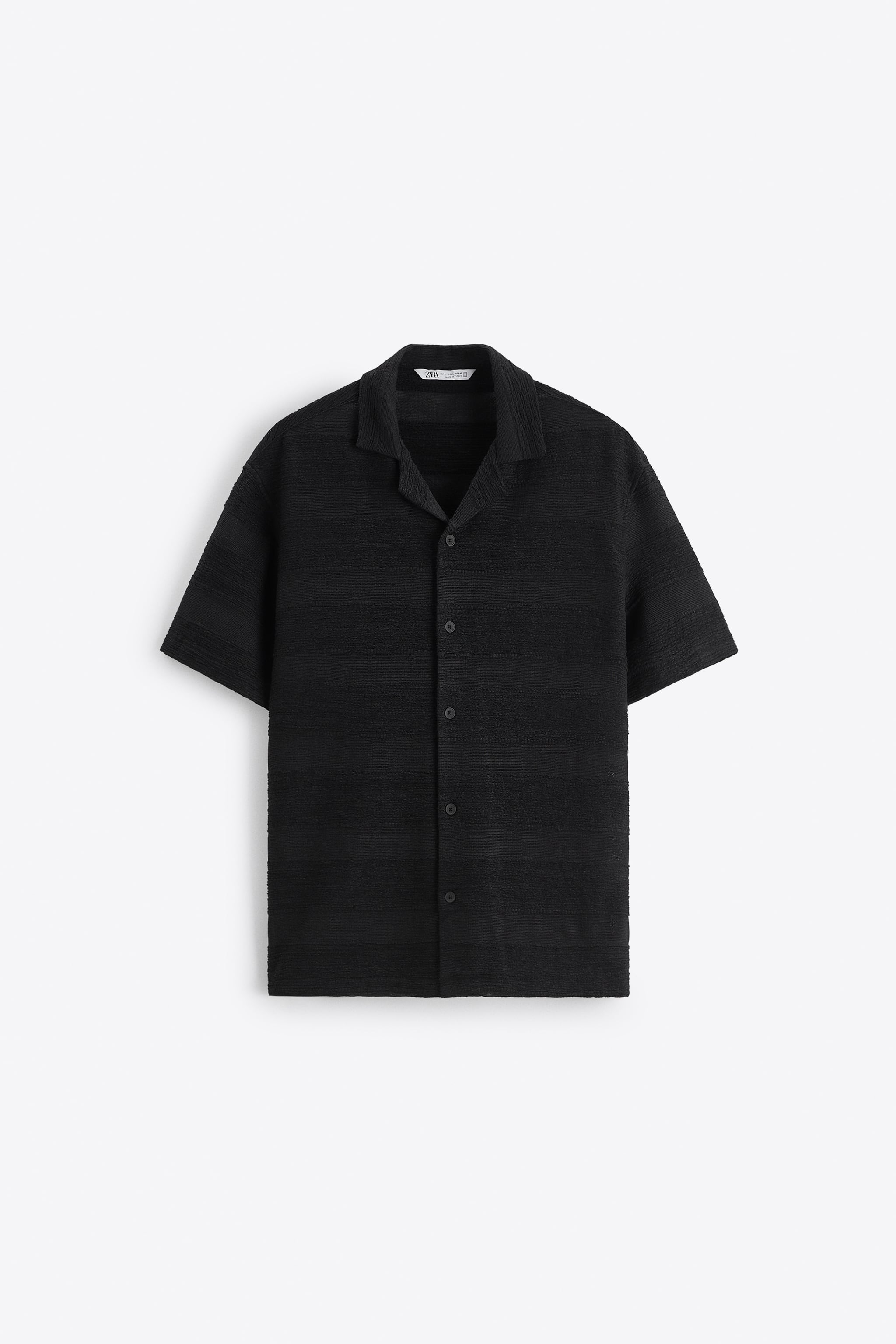 

Рубашка мужская ZARA 03268400 черная XL (доставка из-за рубежа), 03268400