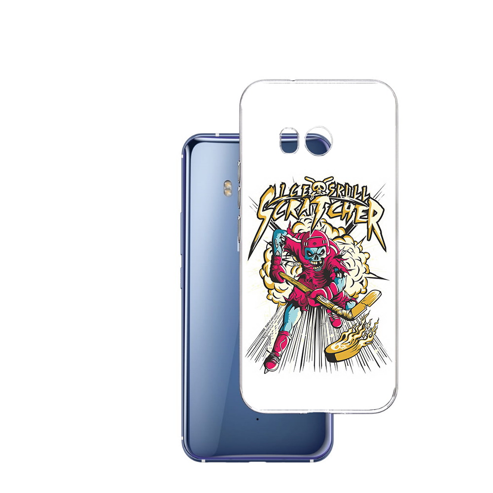 

Чехол MyPads Tocco для HTC U11 нарисованный скелет хоккеист, Прозрачный, Tocco