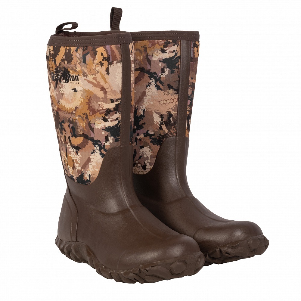 

Сапоги Remington зимние yellow waterfowl honeycombs 42 RU, Коричневый, Rubber off-road boots
