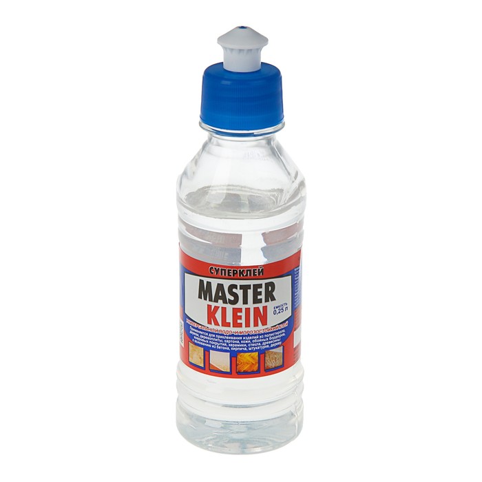 Клей Master Klein, полимерный, водо-морозостойкий, 200 мл полимерный водо морозостойкий клей master klein 0 75 л 11603233
