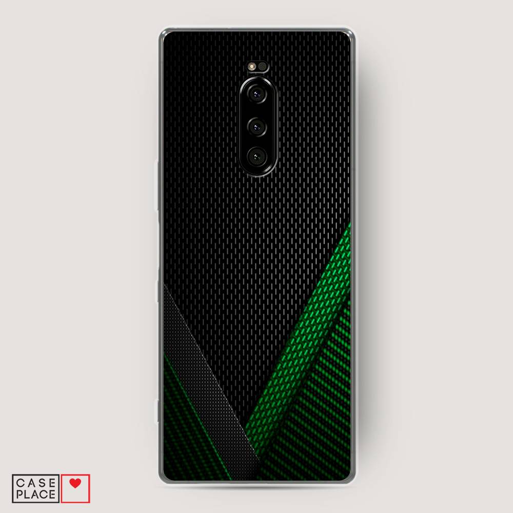 

Чехол Awog на Sony Xperia 1/XZ4 "Зеленый карбон", Разноцветный, 54250-3
