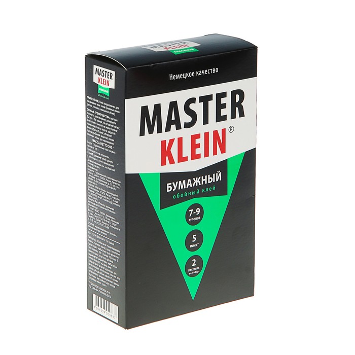 

Клей обойный Master Klein, для бумажных обоев, 200 г