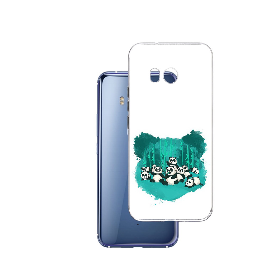 

Чехол MyPads Tocco для HTC U11 нарисованные панды, Прозрачный, Tocco