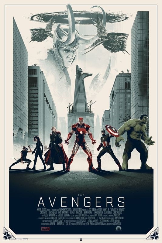 

Постер к фильму "Мстители" (The Avengers) A3