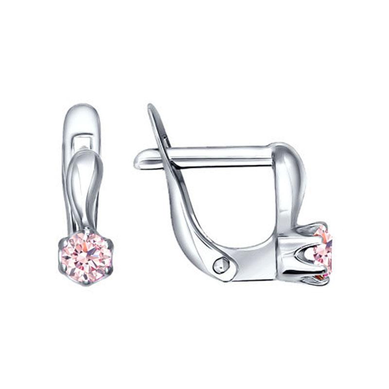 

Серьги из серебра Golden Eagle 94020451, фианит, 94020451