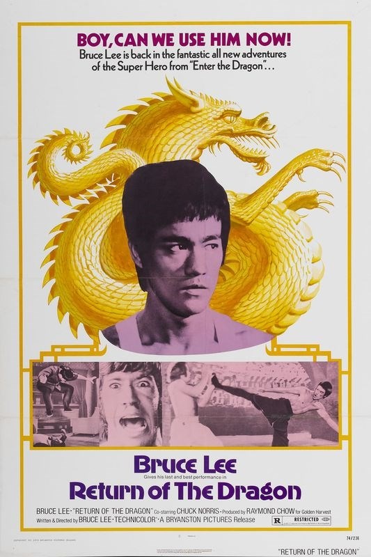 

Постер к фильму "Путь дракона" (Meng long guo jiang) A4