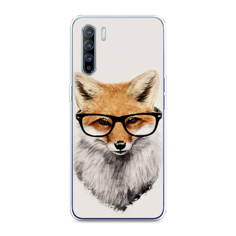 

Чехол Awog на Oppo A91/Reno 3 "Лиса в очках", Разноцветный, 252450-10