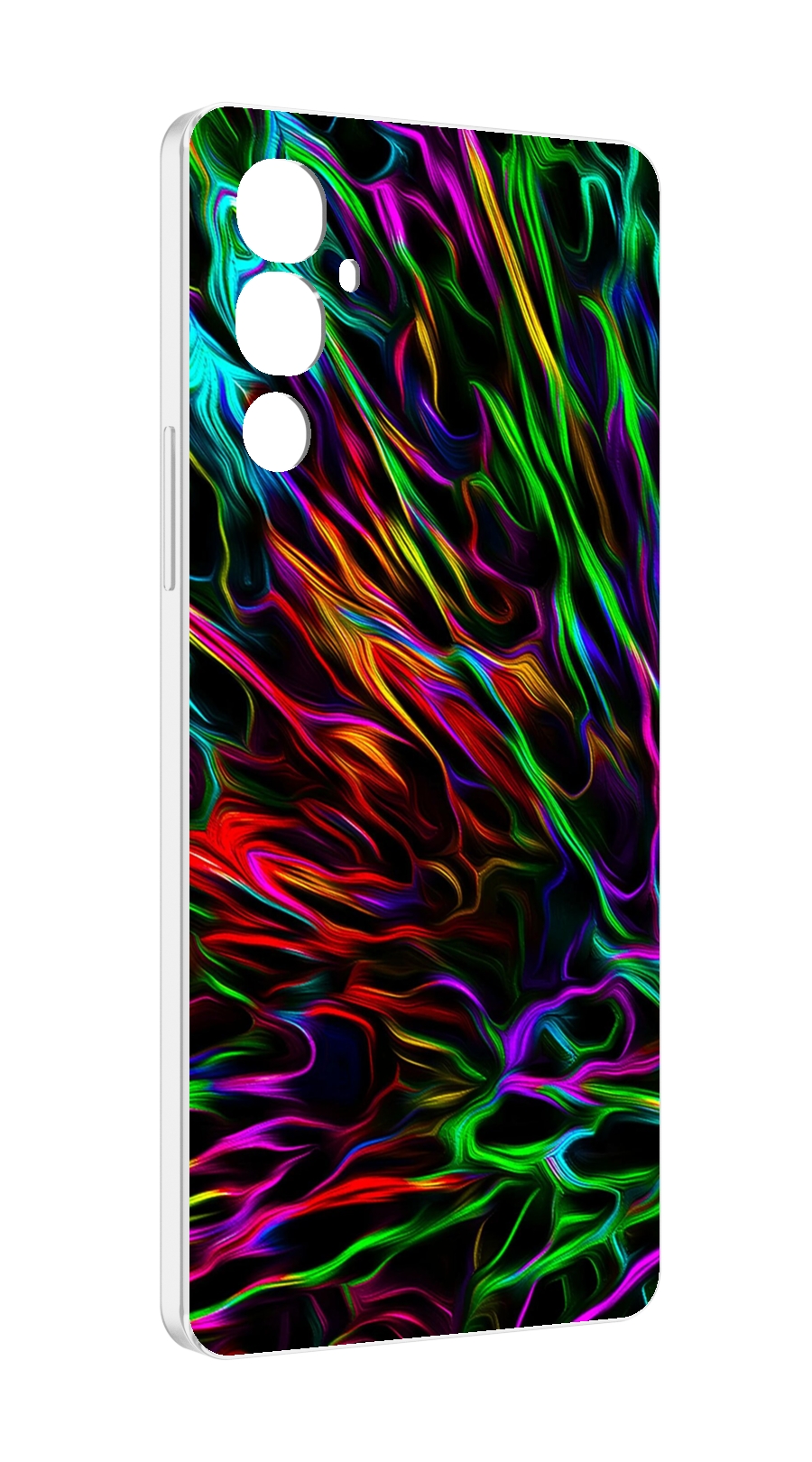 

Чехол MyPads Бензин для Tecno Pova 4, Прозрачный, Tocco