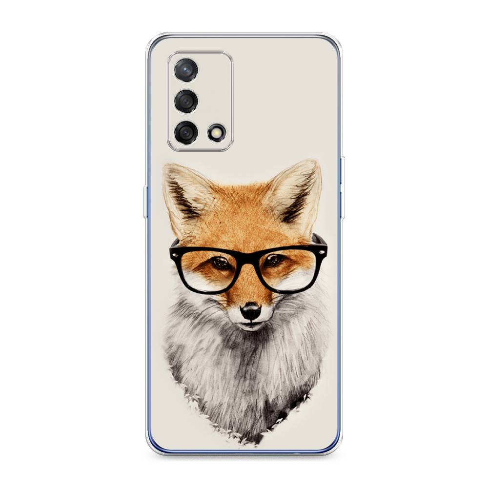 

Чехол Awog на OPPO A74 4G/F19 "Лиса в очках", Разноцветный, 256050-10