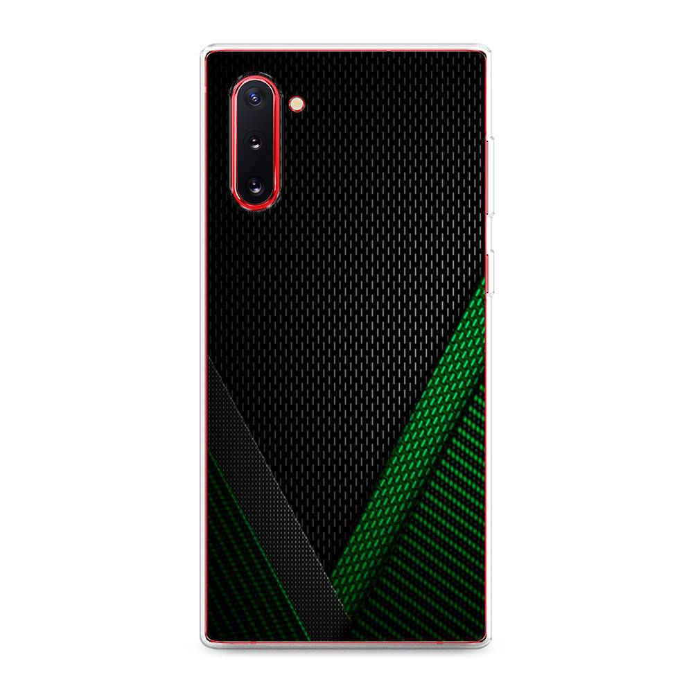 

Чехол Awog на Samsung Galaxy Note 10 "Зеленый карбон", Разноцветный, 28650-3