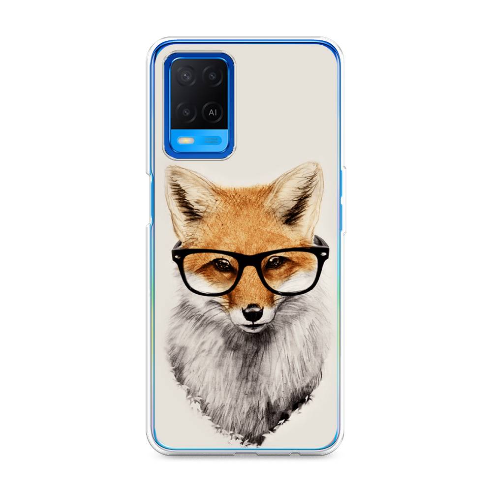 

Чехол Awog на Oppo A54 "Лиса в очках", Разноцветный, 256150-10