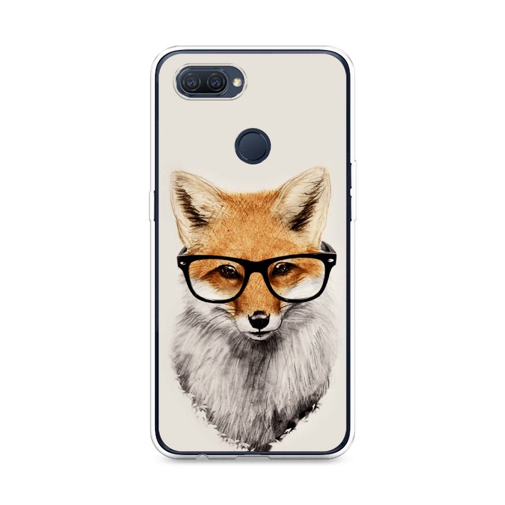 

Чехол Awog на Oppo A12 "Лиса в очках", Разноцветный, 253450-10