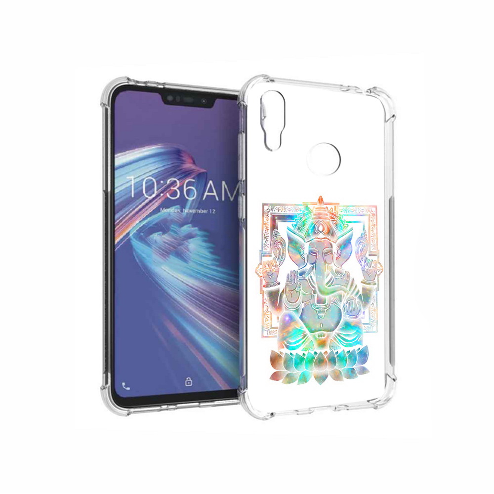 

Чехол MyPads Tocco для Asus ZenFone Max M2 (ZB633KL) умный слон, Прозрачный, Tocco