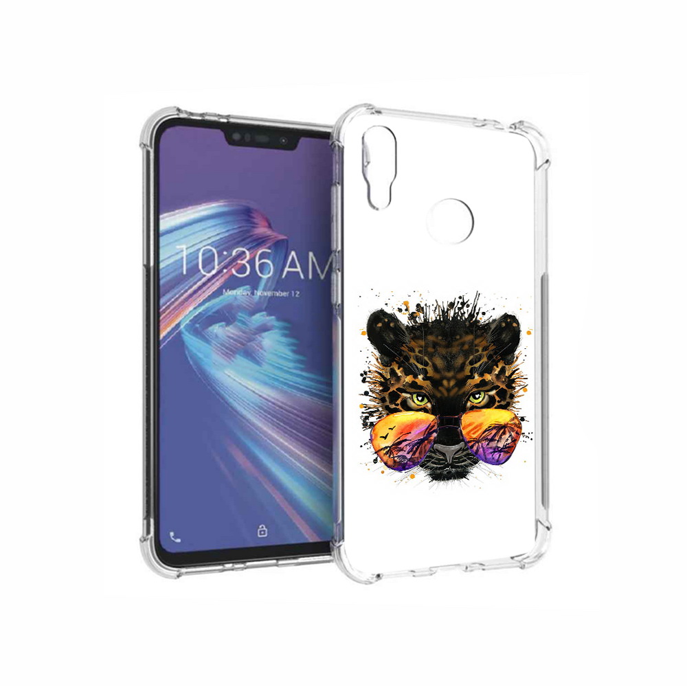 Чехол MyPads Tocco для Asus ZenFone Max M2 (ZB633KL) тропический леопард