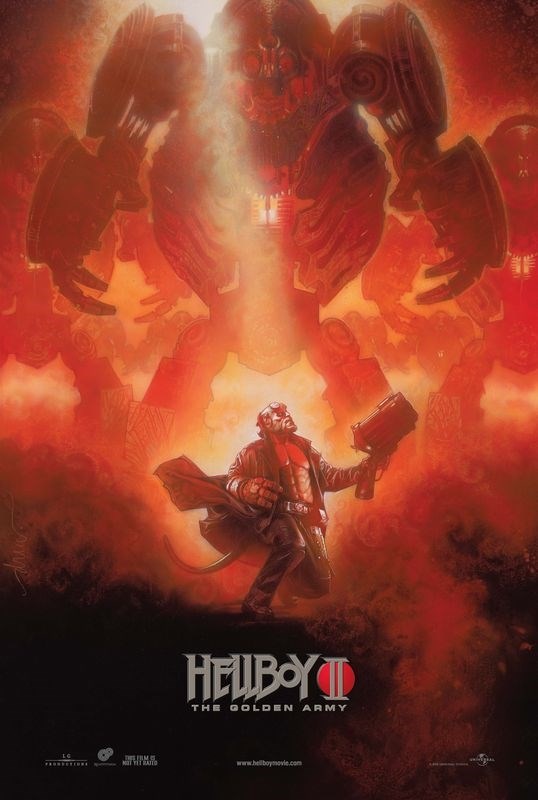 

Постер к фильму "Хеллбой II: Золотая армия" (Hellboy II The Golden Army) 50x70 см