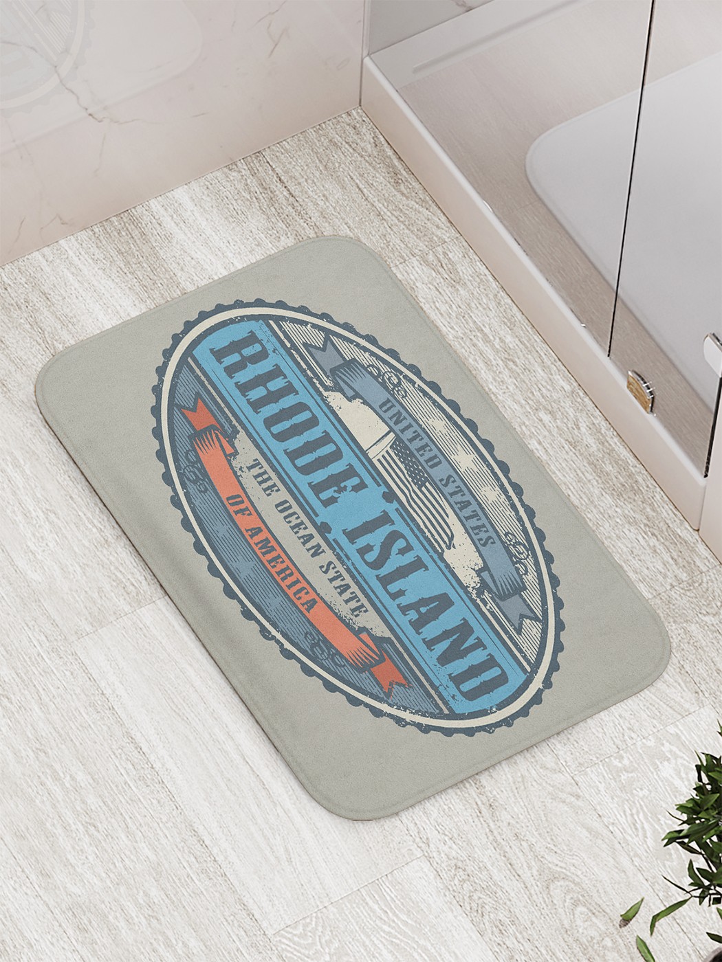 

Коврик противоскользящий для ванной, сауны, бассейна, 77х52 см bath_74756 JoyArty