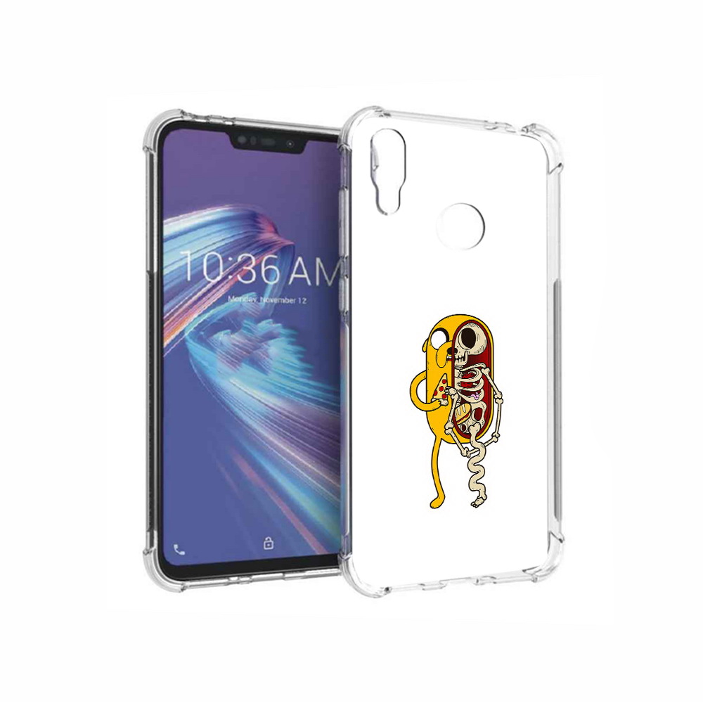 

Чехол MyPads Tocco для Asus ZenFone Max M2 (ZB633KL) Джейк скелет, Прозрачный, Tocco
