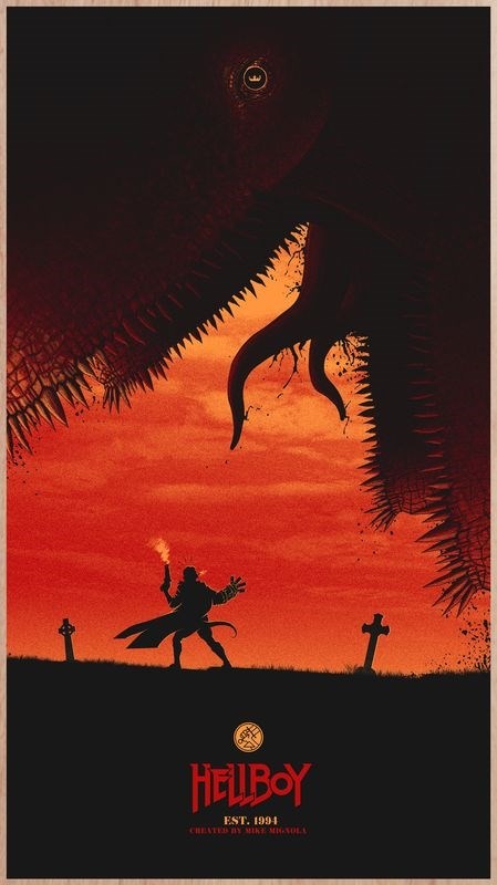 

Постер к фильму "Хеллбой: Герой из пекла" (Hellboy) 50x70 см