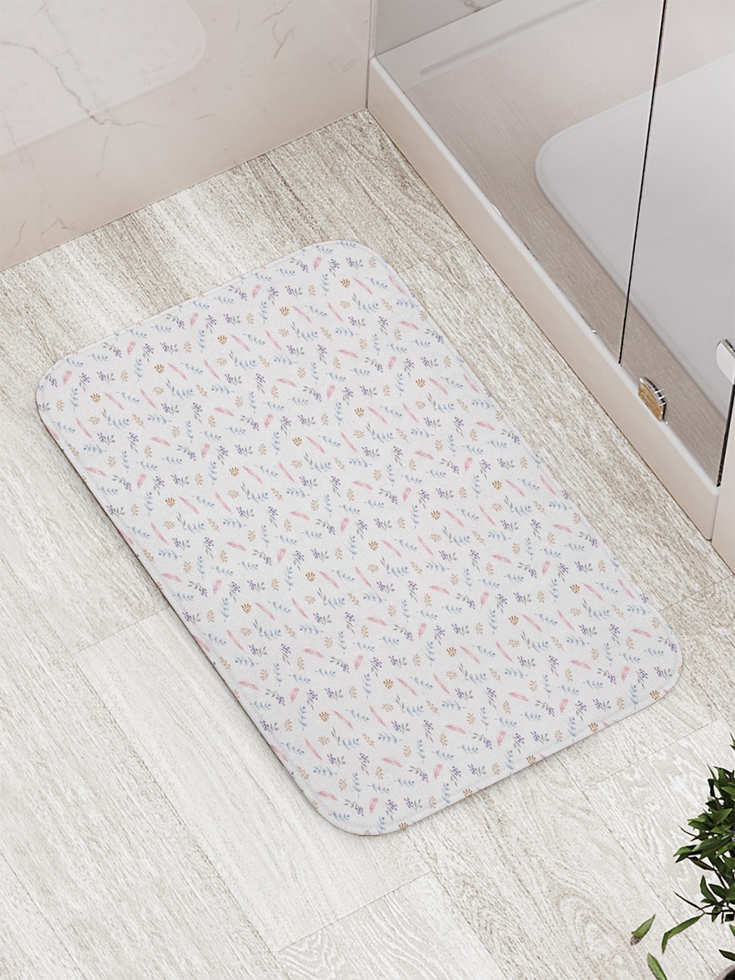 

Коврик противоскользящий для ванной, сауны, бассейна, 77х52 см bath_74717 JoyArty