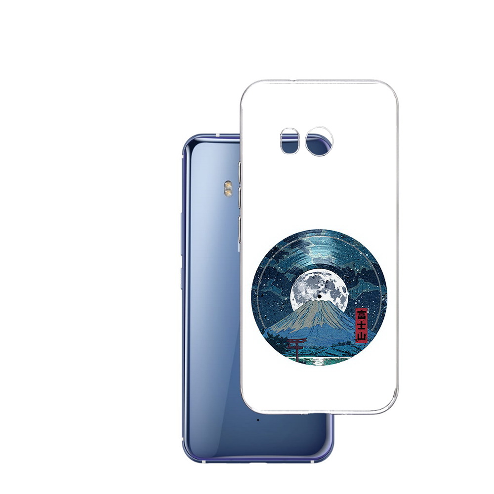 

Чехол MyPads Tocco для HTC U11 нарисованная виниловая гора с луной, Прозрачный, Tocco