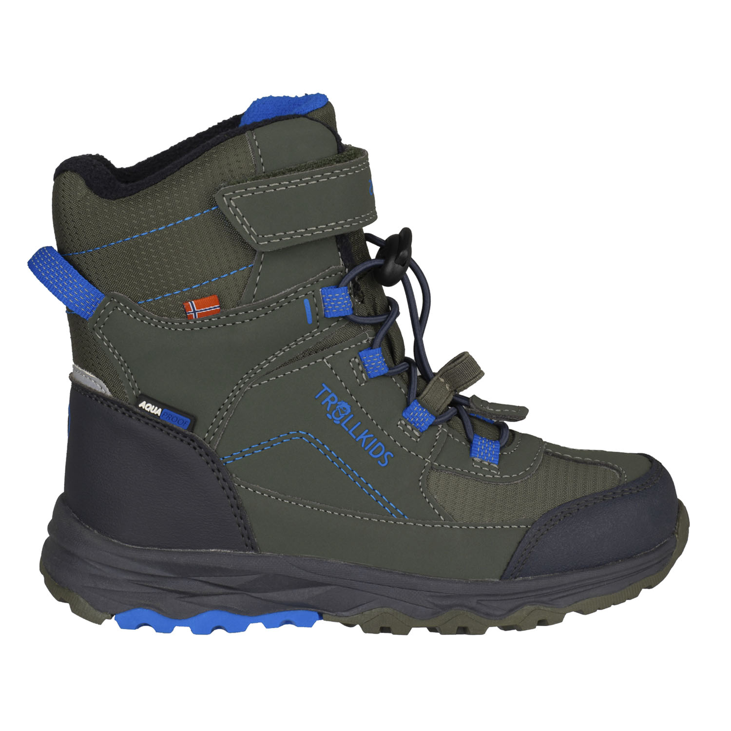 Ботинки Trollkids Kids Hafjell Winter Boots Xt, зеленый, 38