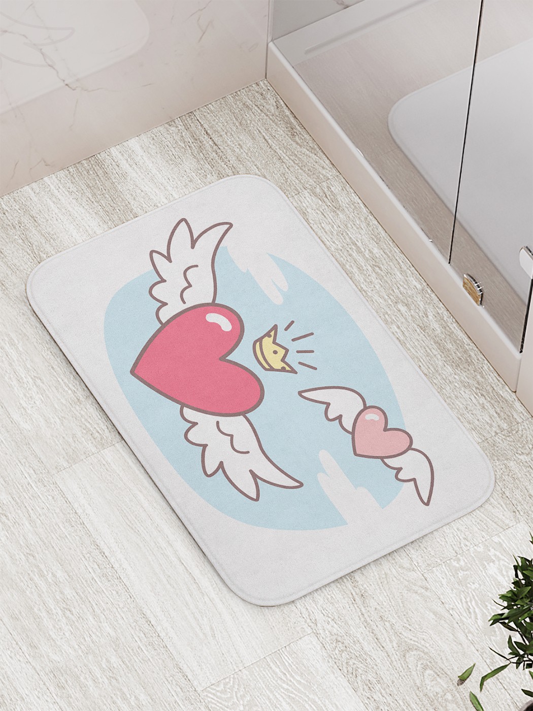 

Коврик противоскользящий для ванной, сауны, бассейна, 77х52 см bath_74572 JoyArty