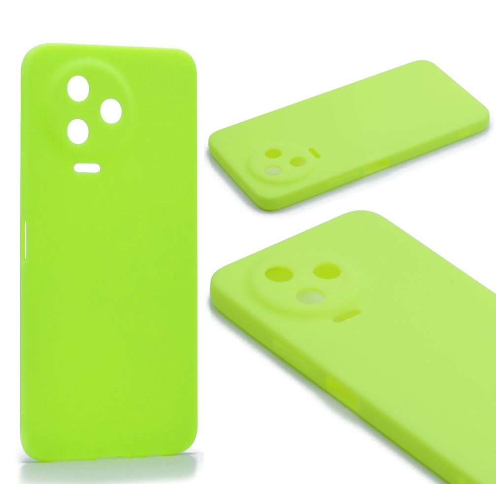 

Силиконовый чехол TPU Case матовый Infinix Note 12 салатовый