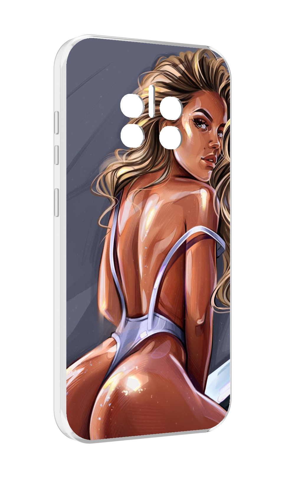

Чехол Mypads Craigos-Art для Doogee V11, Прозрачный, Tocco