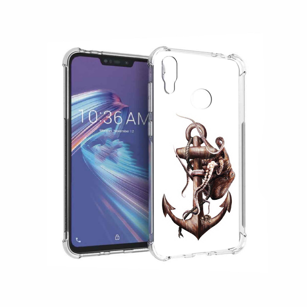 

Чехол MyPads Tocco для Asus ZenFone Max M2 (ZB633KL) ржавый якорь, Прозрачный, Tocco
