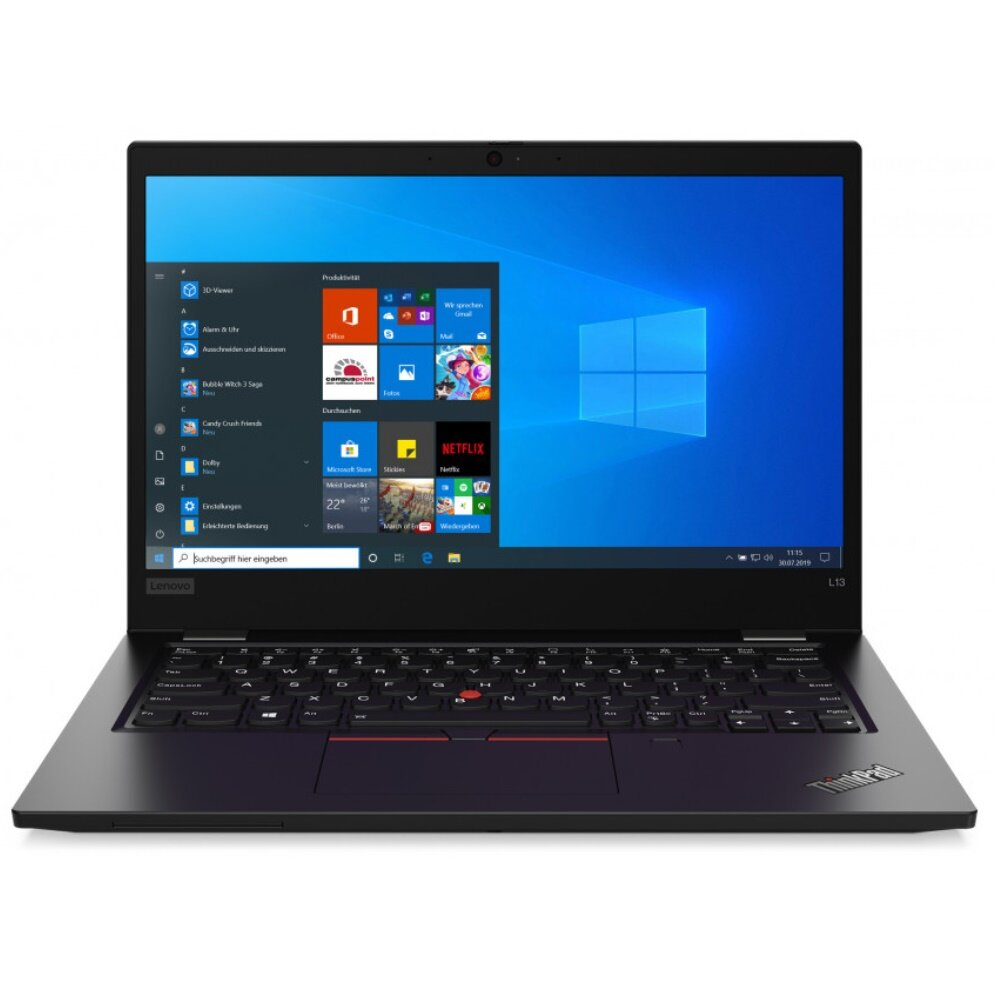 фото Ноутбук lenovo thinkpad l13 gen 2 черный (20vjs7lb00)