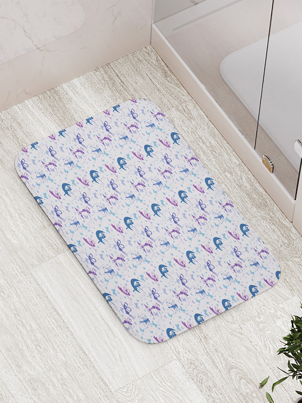 

Коврик противоскользящий для ванной, сауны, бассейна, 77х52 см bath_74550 JoyArty