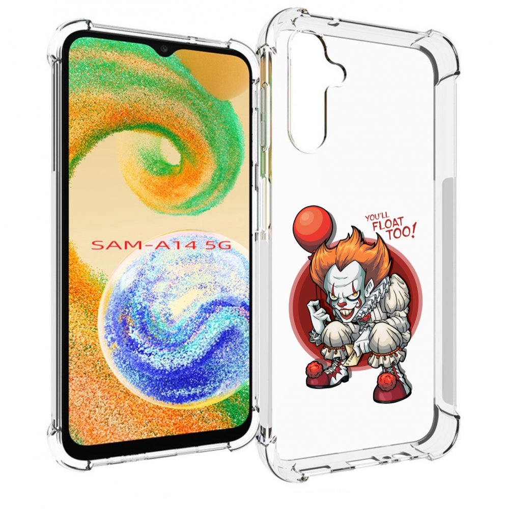 

Чехол MyPads одетый-клоун для Samsung Galaxy A14 5G, Прозрачный, Tocco
