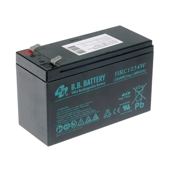 Производитель bb. Аккумулятор b.b. Battery  HRC 1234. Аккумуляторная батарея hr1234w. CSB hr1234w f2. Батарея BB HRC 1234w.