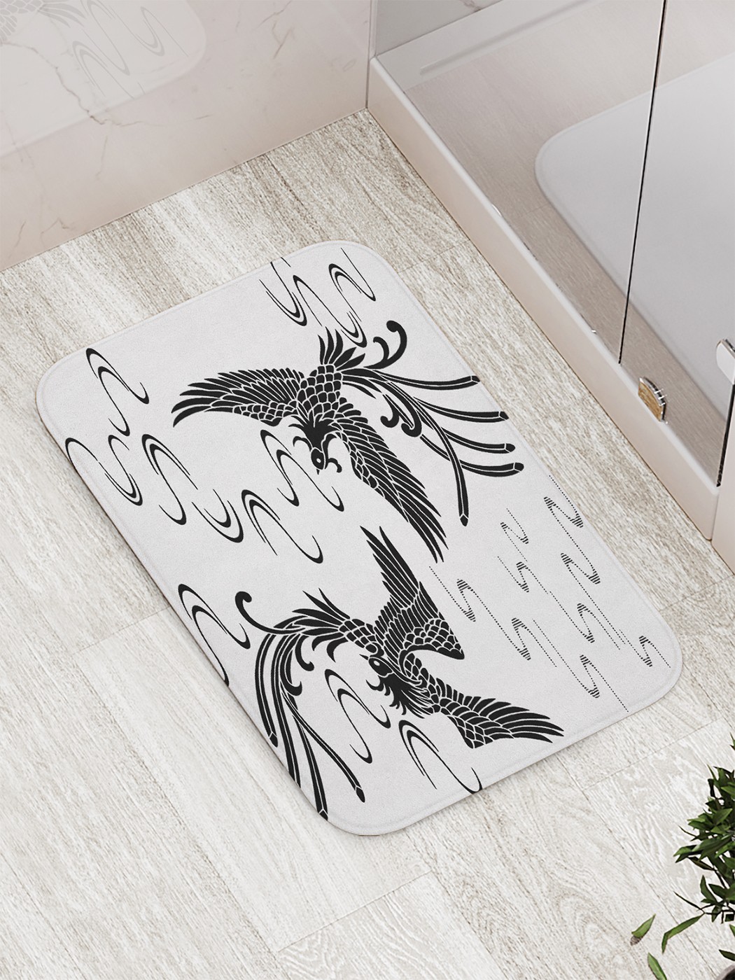 

Коврик противоскользящий для ванной, сауны, бассейна, 77х52 см bath_74513 JoyArty