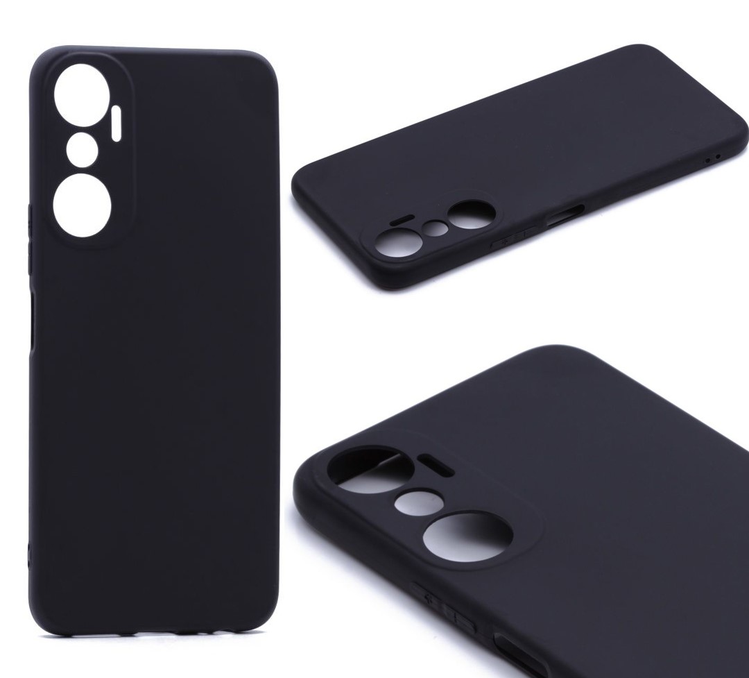 

Силиконовый чехол TPU Case матовый для Infinix Hot 20 черный